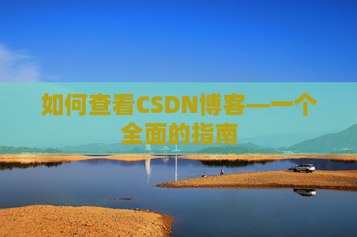 如何查看CSDN博客—一个全面的指南